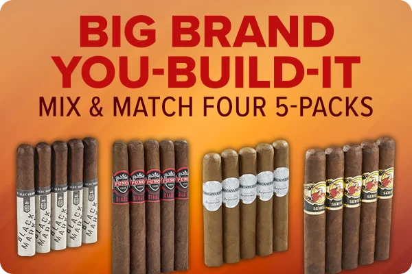 Big Brand You-Build-It. Mix & Match four 5-packs