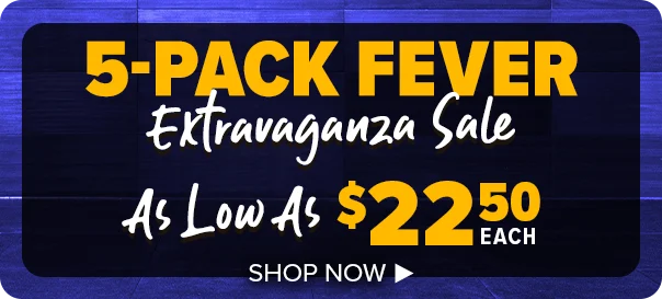 5-Pack Fever  - 150+ options - Shop Now