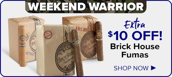 Weekend Warrior - Extra $10 Off Brick House Fumas