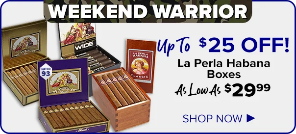 Weekend Warrior - Up to $25 OFF! La Perla Habana Boxes - As Low As $29.99 - Shop Now