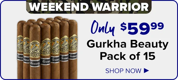 Weekend Warrior - Gurkha Beauty Pack of 15 Just $59.99