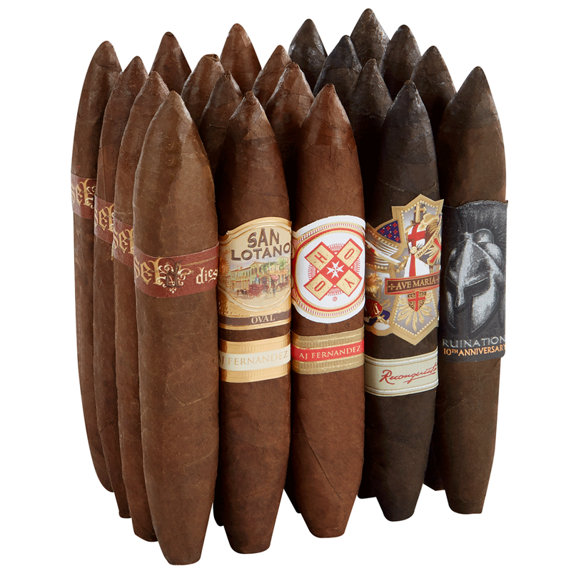 AJ Box-Pressed Perfecto Sampler #2 | Thompson Cigar