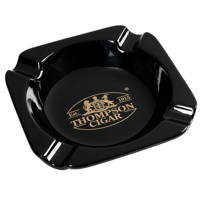 Thompson Cigar 4-Finger Ceramic Ashtray