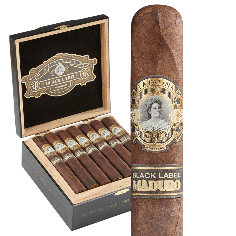 big name in tobacco abbr La Palina Black Label