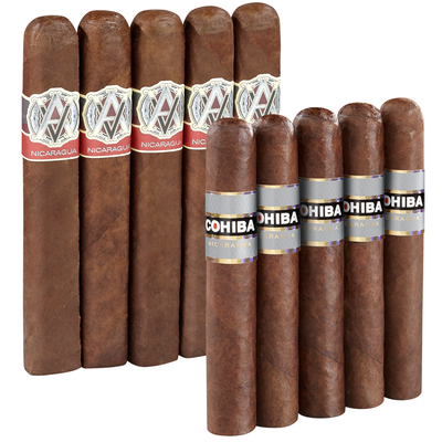 Double Down Medium To Full  Cohiba Nicargua vs Avo Syncro