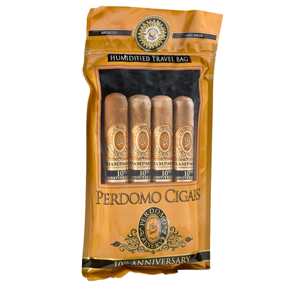 Perdomo 10th Anniversary Champagne Humidified 4-Pack