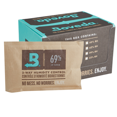 Boveda Humi-Pack 69% Humidity 60-Gram Pack of 12