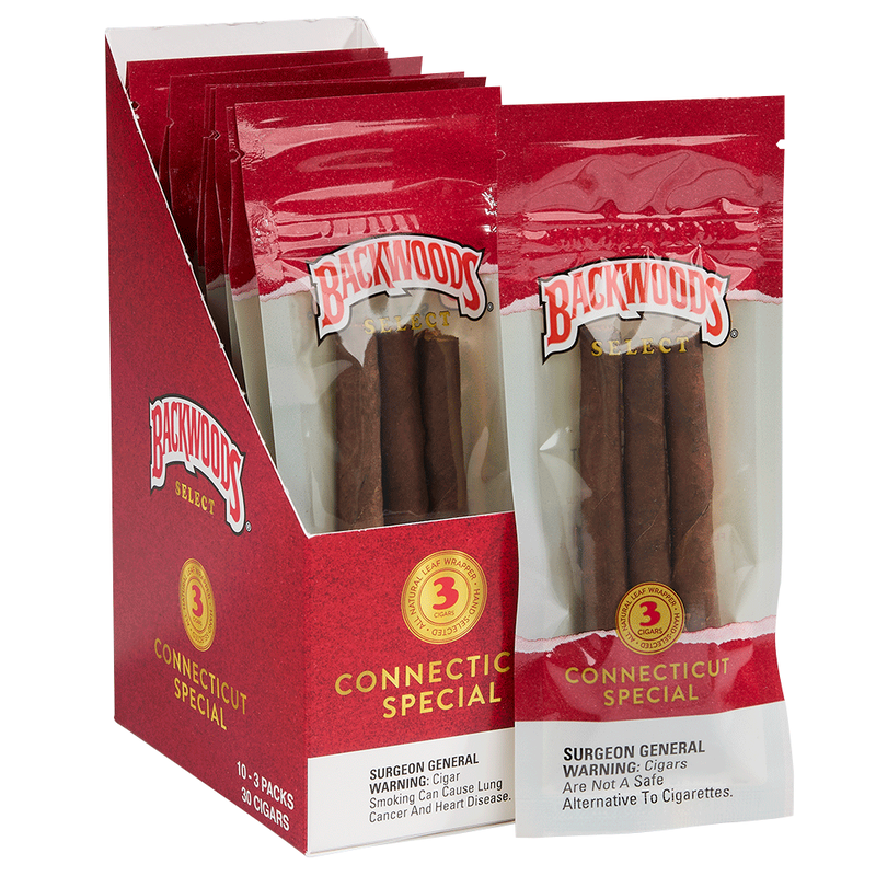conwood tobacco Backwoods Cognac XO Cigars Cognac / 8 Packs of 5 Backwoods Select Connecticut Special