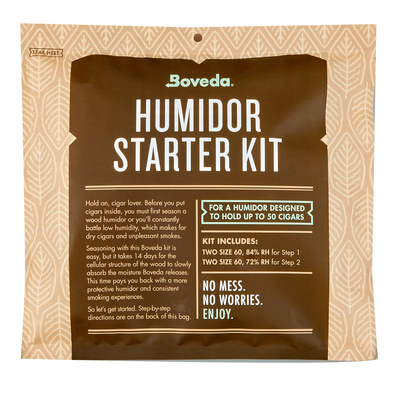 Boveda Humidor Starter Kit 50 Count