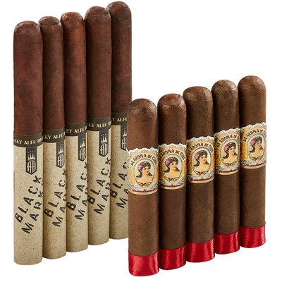 Double Down 90+ Rated Maduro Alec Bradley vs La Aroma De Cuba
