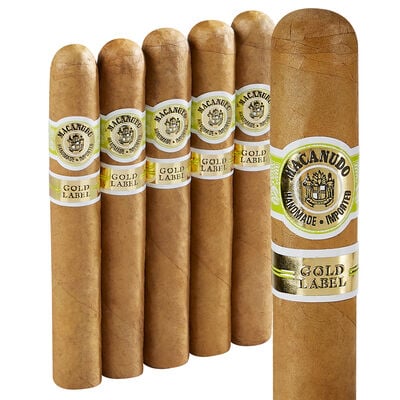 Macanudo Gold Label Crystal Robusto (No Tube)