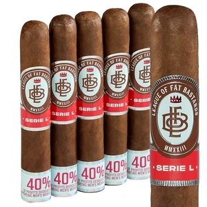 League of Fat Bastards Serie L Robusto Pack of 5