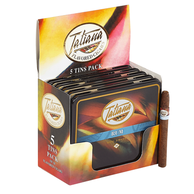 Tatiana Flavored Mini Cigarillos Tins - Rum Mini
