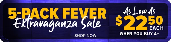 Shop Now! 5-Pack Fever Sitewide Banner