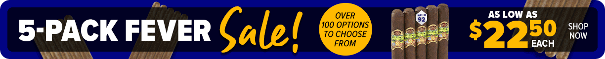 Shop Now! 5-Pack Fever Sitewide Banner
