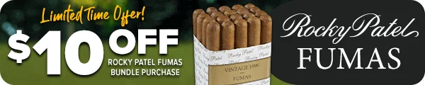 Shop Now! Rocky Patel Fumas Sitewide Banner
