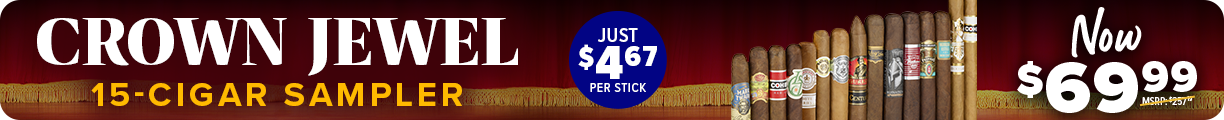 Claim Now Crown Jewel Sampler Sitewide Banner