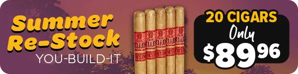 Claim Now! Summer Restock You-Build-It Sitewide Banner