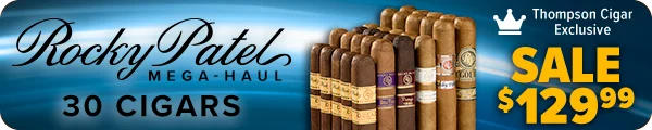 Claim Now! Rocky Patel Mega-Haul 30 Cigars - Sale $129.99 - Thompson Cigar Exclusive
