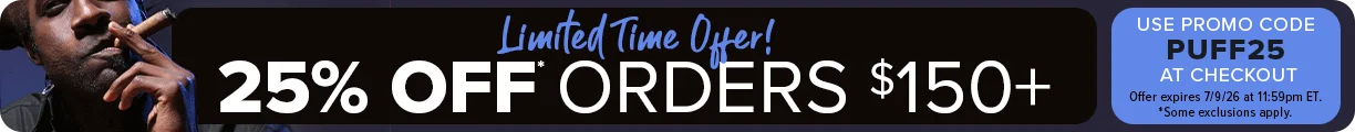 Act Now! 25% Off $150+, 20% Off $100+, 15% off $75+ Coupon Sitewide Banner