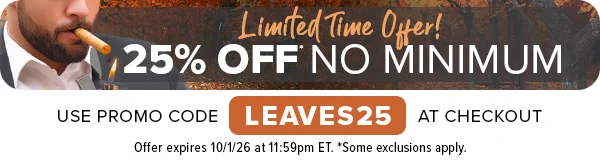 Act Now! Limited Time Offer 25% OFF No Minumum - Use Promo Code LEAVES25 at Checkout - Offer expires 10/1/26 at 11:59pm ET. Some Exclusions Apply.