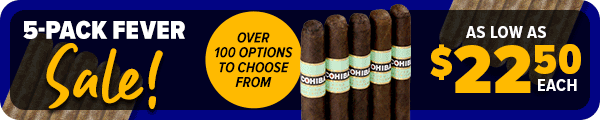 Shop Now! 5-Pack Fever Sitewide Banner