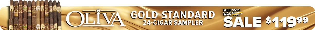 Oliva Gold Standard 24-Cigar Sampler - MSRP $276.49 Was $165.99 Sale $119.99