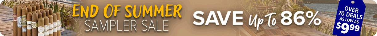 Claim Now End of Summer Sampler Sale Sitewide Banner
