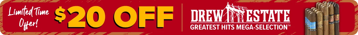 Drew Estate Greatest Hits Sitewide Banner