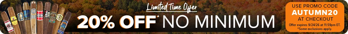 Act Now! Limited Time Offer 20% OFF No Minumum - Use Promo Code Autumn20 at Checkout - Offer expires 9/24/26 at 11:59pm ET. Some Exclusions Apply.