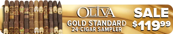 Oliva Gold Standard 24-Cigar Sampler - Sale $119.99