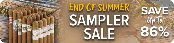 Claim Now! End of Summer Sampler Sale Sitewide Banner