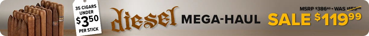 Claim Now Diesel Mega-Haul Sampler Sitewide Banner
