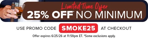Act Now! 25% Off No Minimum