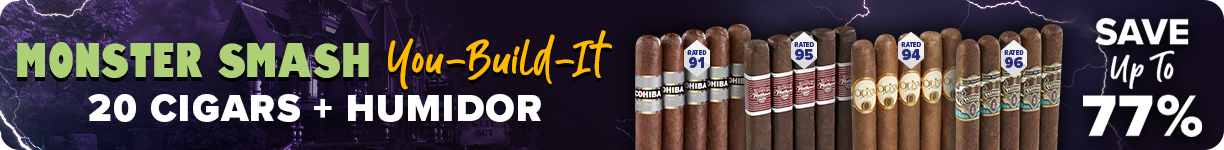 Monster Smash You-Build-It - 20 Cigars + Humidor - Save Up to 77%