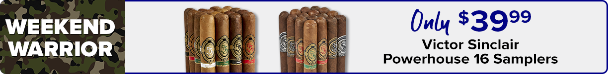 Weekend Warrior - Only $39.99 Victor Sinclair Powerhouse 16 Samplers