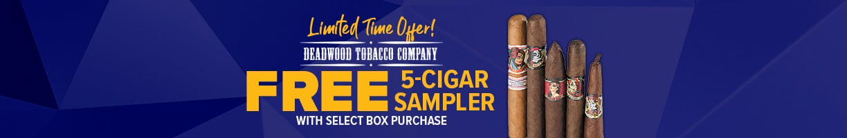 Free Deadwood Sampler With Box Purchase