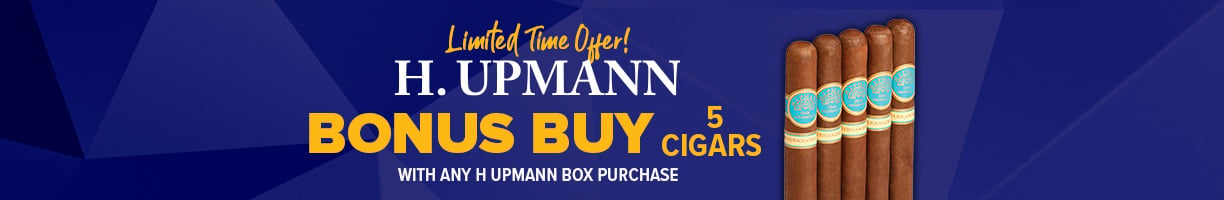 Limited Time Offer! H. Upmann Bonus Buy 5 cigars with any H Upmann box purchase