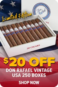Extra $20 OFF Don Rafael Vintage USA 250 Boxes - Shop Now!